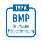 Logo TYP A BMP BauMuster Prüfbescheinigung