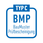 Logo TYP C BMP BauMuster Prüfbescheinigung