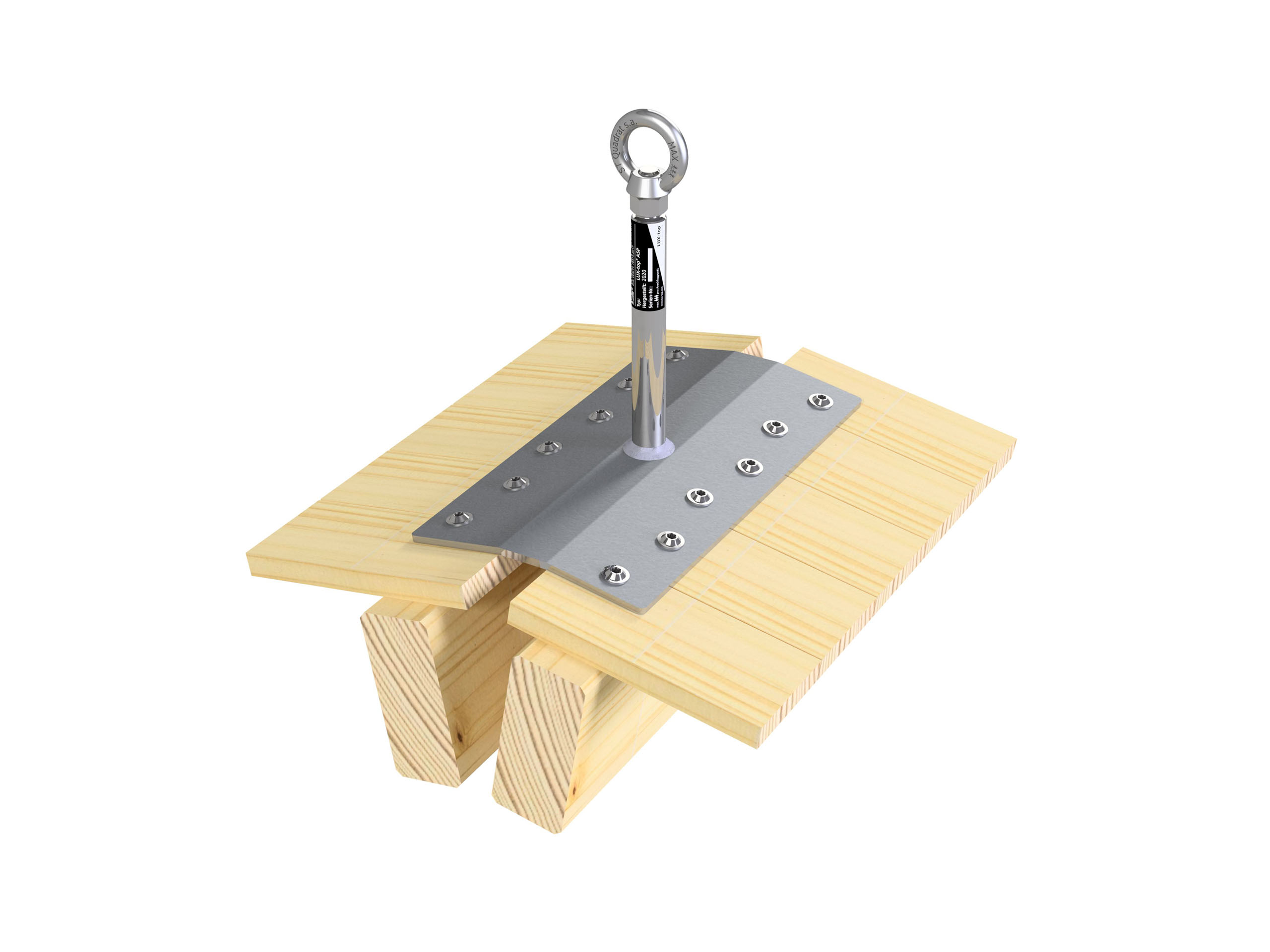 LUX-top® ASP EV 7 - LG Ø26 | Attachment point for pitched roofs