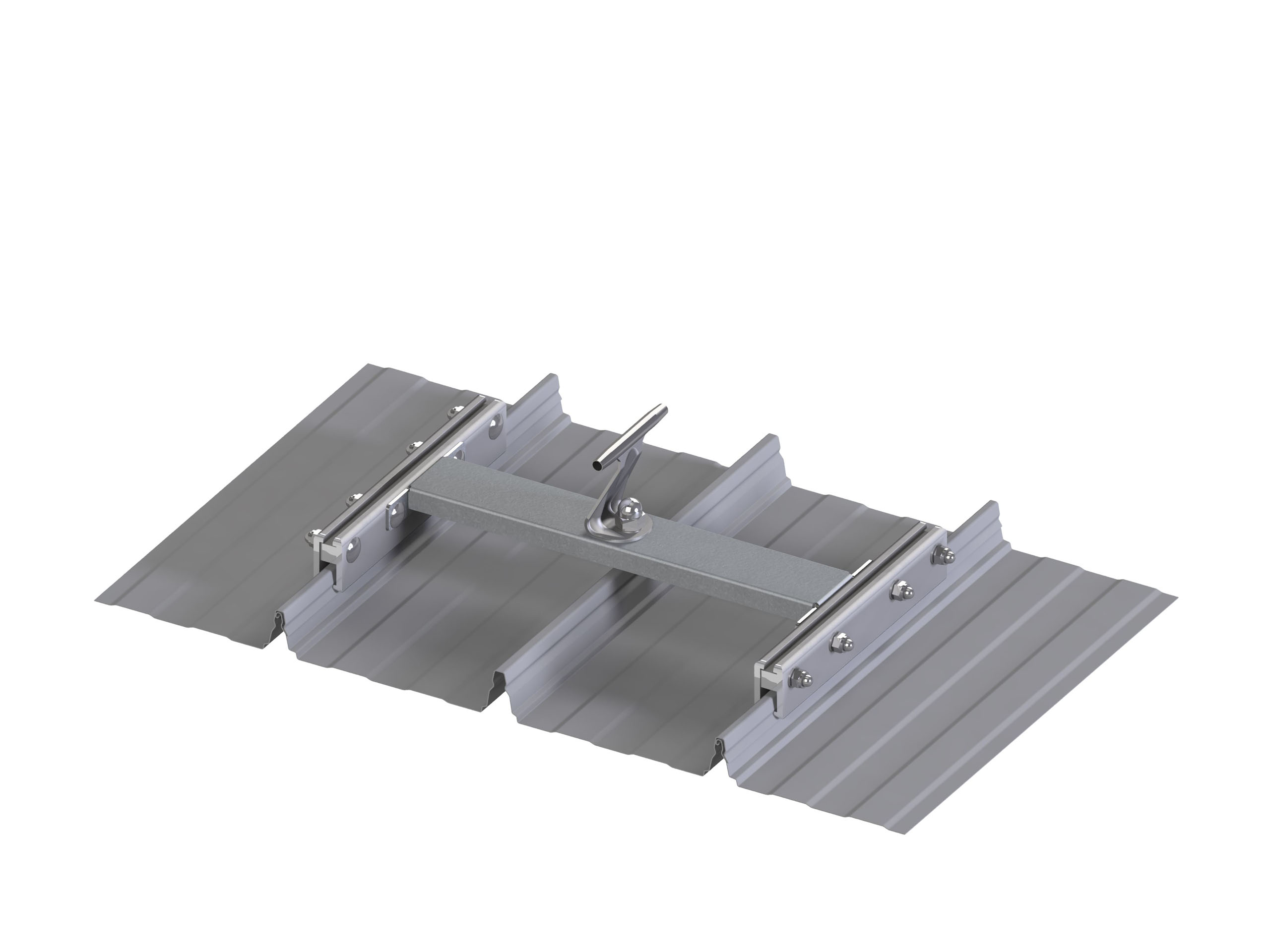 LUX-top® GBD-GBS as intermediate point | anchor point for DOMICO GBS® roof