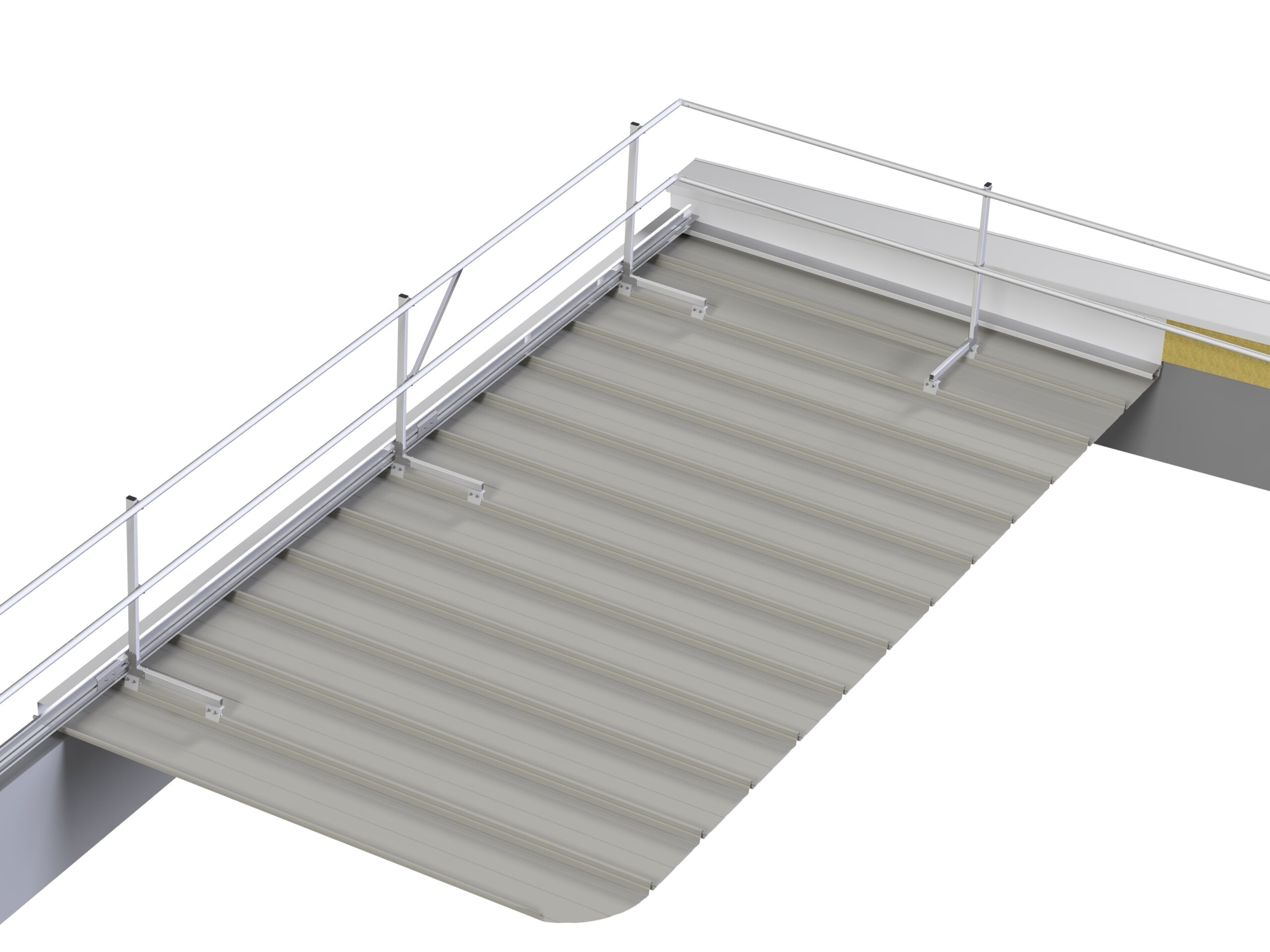 LUX-top® G-T DIREKT MD | Side protection system for metal roofs